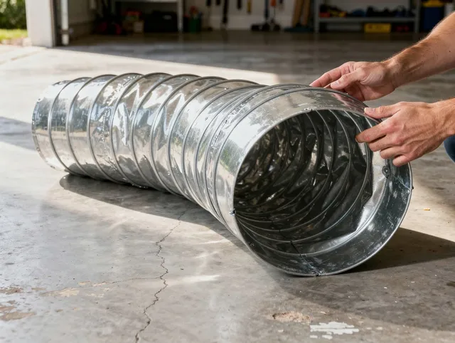 Hialeah Dryer Vent Cleaning specialist using advanced equipment for thorough duct cleaning in Hialeah