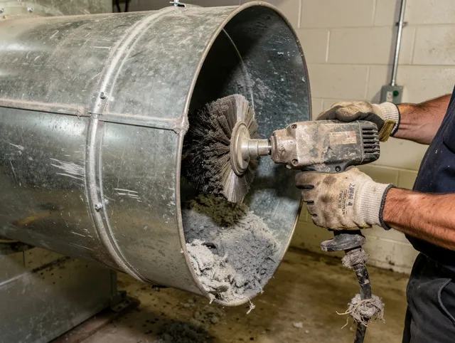 Industrial-grade dryer vent cleaning by Hialeah Dryer Vent Cleaning in Hialeah